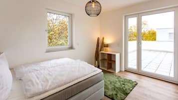 2 chambres, lit parapluie, Wi-Fi gratuit, draps fournis