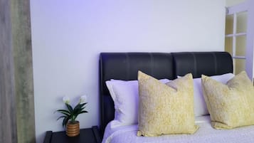 Double Room, 1 King Bed with Sofa bed | Blackout curtains, iron/ironing board, free WiFi