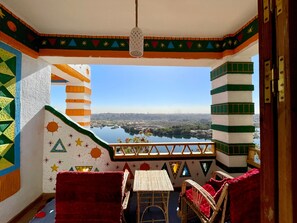 Superior Double Room, Balcony, River View | Terrace/patio - Kato Dool Wellness Resort (Aswan)