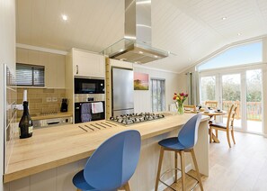 Fridge, oven, stovetop, toaster