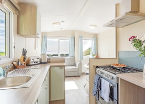 Fridge, oven, stovetop, toaster