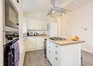 Fridge, oven, stovetop, toaster