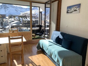 TV - Studio 4 people - Le Lavachet - South facing mountain view (Tignes)