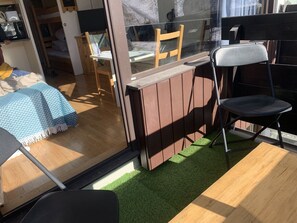 Property grounds - Studio 4 people - Le Lavachet - South facing mountain view (Tignes)