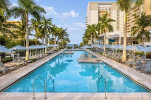 Una piscina riscaldata