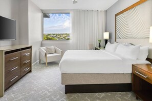 Primary Bedroom features a king bed and ensuite full bath..