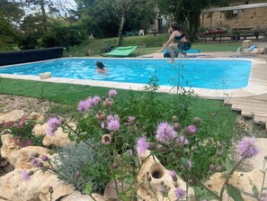Udendørs pool, opvarmet pool