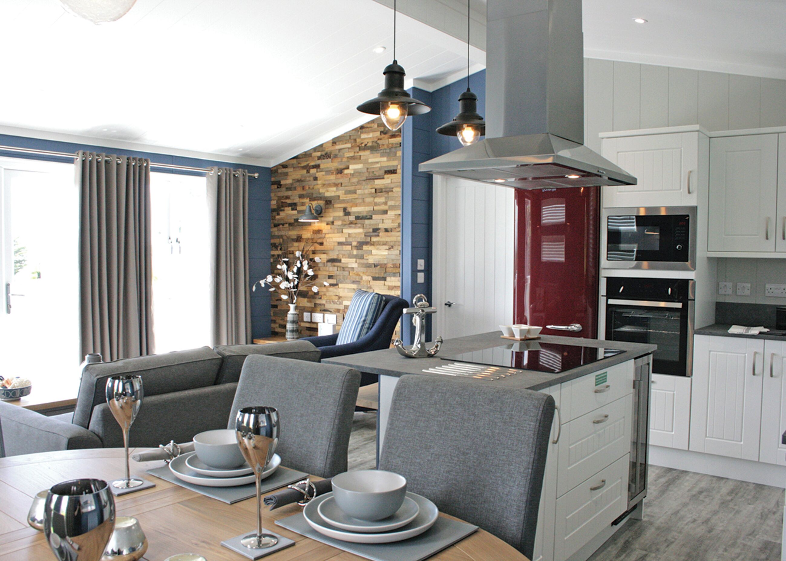 Fridge, oven, stovetop, toaster