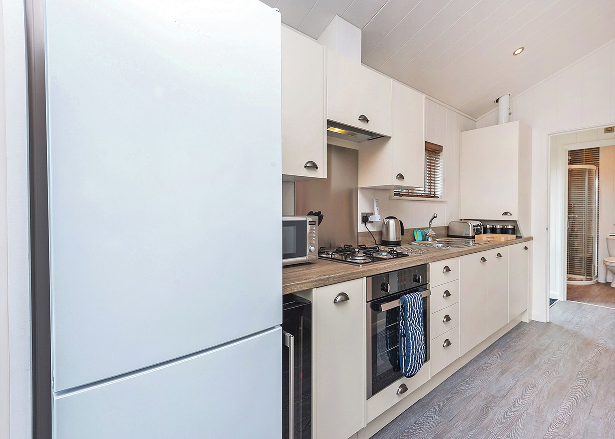 Fridge, oven, stovetop, toaster