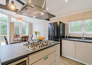 Fridge, oven, stovetop, toaster