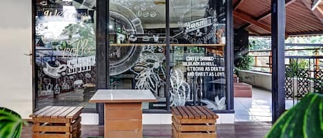 Entrée de l’hébergement