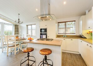 Fridge, oven, stovetop, toaster