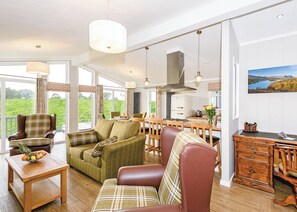 TV, fireplace - Wainwright Log Burner (Bewaldeth, Keswick)