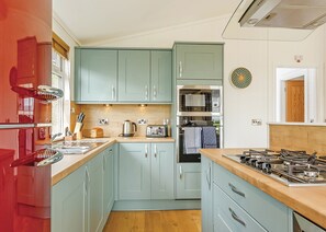 Fridge, oven, stovetop, toaster