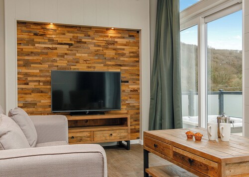 A two-bedroom lodge with a stylish and contemporary feel throughout.