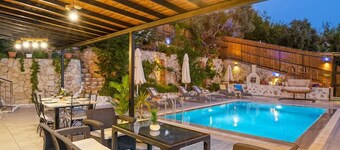 Villa sahin-1 in Uzumlu private villa with stunning views.POOL HEATER Available.