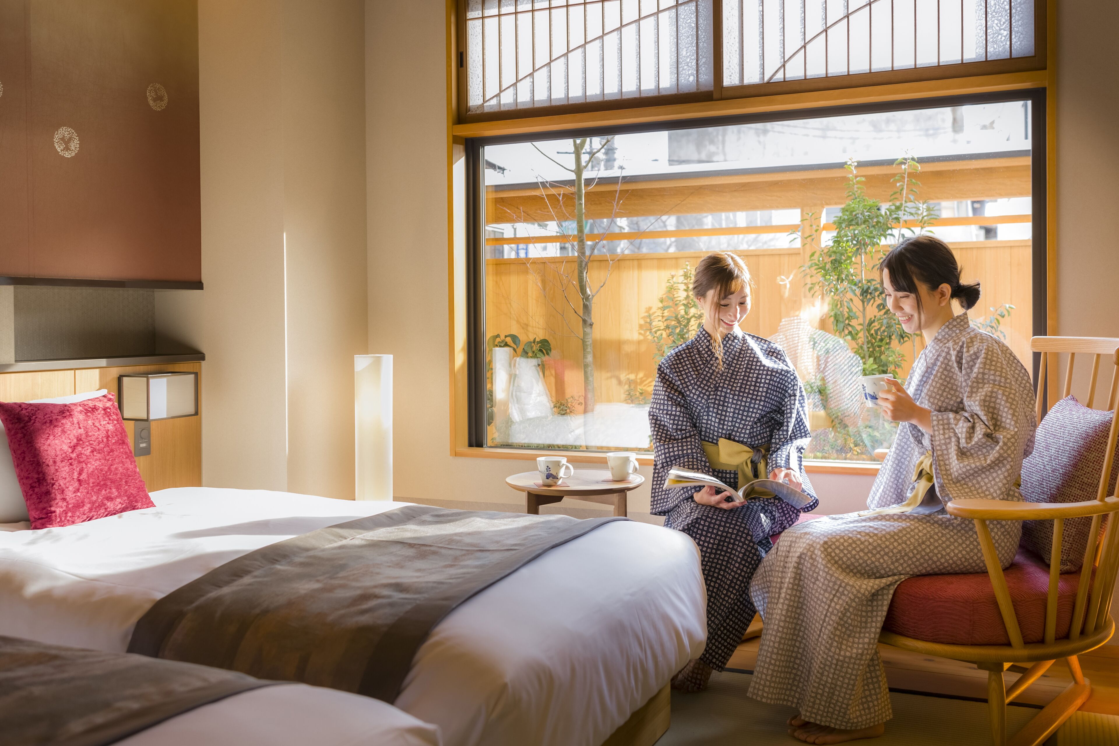 Garden Twin Room, Non Smoking | In-room safe, iron/ironing board, bed sheets