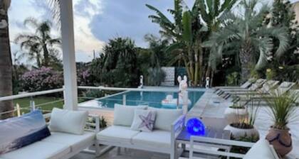Last min 19 to 26/07 -5% VILLA Californian heated pool, 5 min from the beach