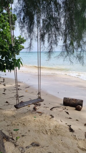 Nálægt ströndinni