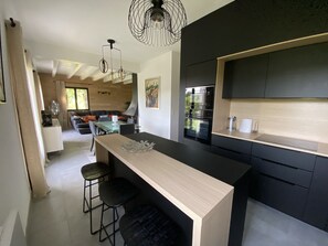 Interior - contemporary house breathtaking view (Pont de montvert Sud-Mont-Lozere)