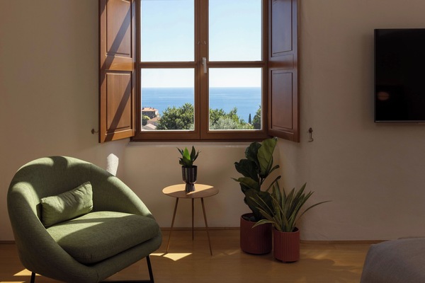 Premium-Doppel- oder -Zweibettzimmer | Ausblick vom Zimmer