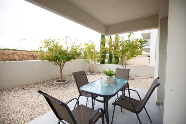 Outdoor dining - Carme at the Beach is within a walking distance to the beach! (Protaras, Paralimni)