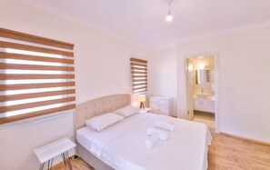 Deniz Manzarali B-3 3+1 | 2 chambres, draps en coton égyptien, literie de qualité supérieure
