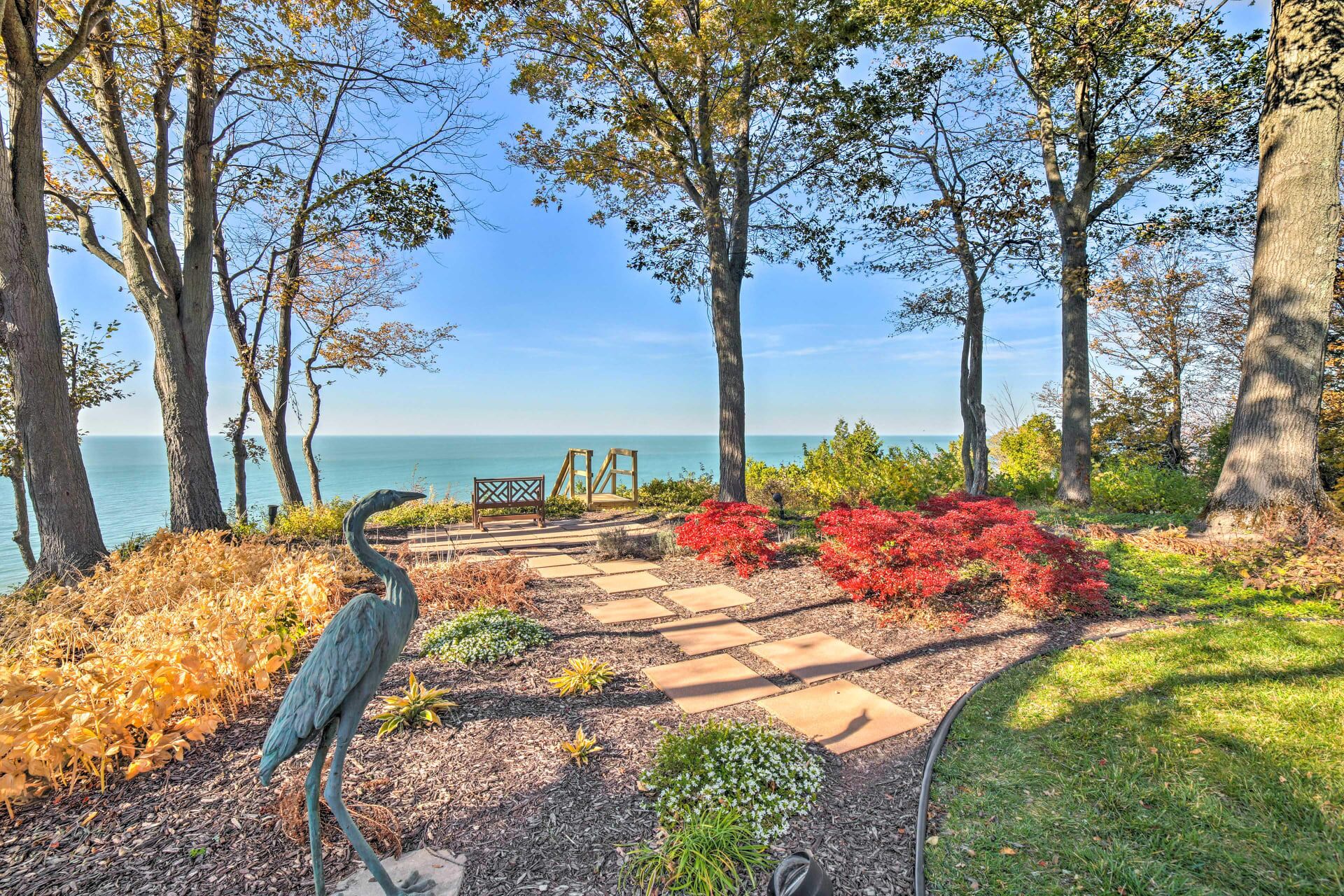 Luxe Waterfront Haven: Private Beach, Hot Tub
