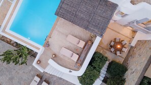 Outdoor pool - Ocean Blue Villa - 3 BDRM & Private pool (Mykonos)