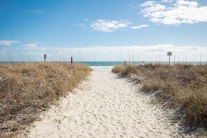 Una spiaggia nelle vicinanze
