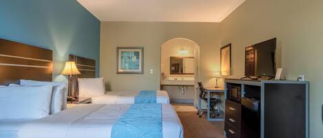 Desk, iron/ironing board, free WiFi, bed sheets