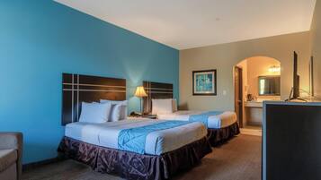 Desk, iron/ironing board, free WiFi, bed sheets