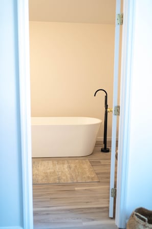 Douche, serviettes fournies