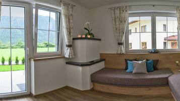 Vue depuis lâhĂ©bergement