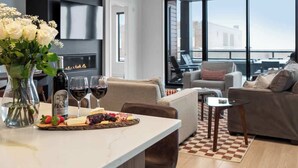Interior - Luxe Downtown Holland 2BR Condo • Walkable  • Parking + Gym (Holland)