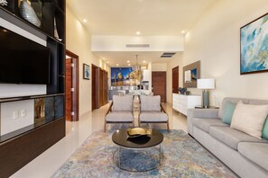 55-inch Smart TV with cable channels, TV