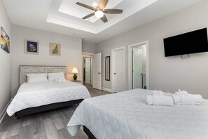 4 室のベッドルーム、アイロン / アイロン台、WiFi、ベッドシーツ