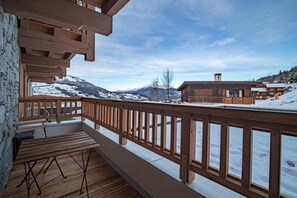 Property grounds - 50m from ski slopes, 4th floor, balcony, tv, 55m², Valmorel (Les Avanchers-Valmorel)