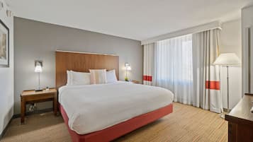 1 bedroom, desk, laptop workspace, blackout drapes