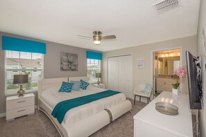 4 bedrooms, in-room safe, iron/ironing board, free WiFi