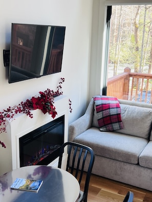 Smart TV, fireplace - RIVERFRONT PRIVATE oasis with views of Nantahala River-dog friendly & near NOC (Topton)