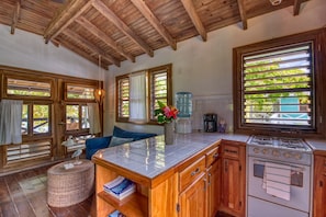 Deluxe Suite | Living area - CAMP BAY LODGE (Roatan)