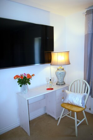 Blackout drapes, iron/ironing board, free WiFi
