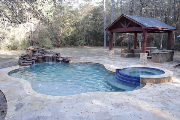 Udendørs pool, opvarmet pool