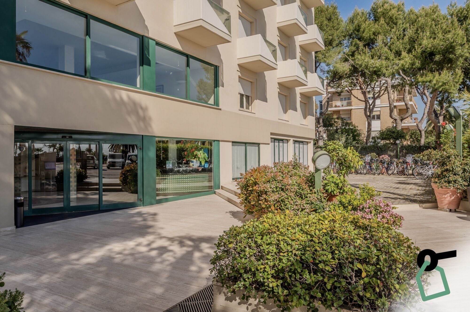 Fassade der Unterkunft