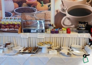 Gratis kontinental frukost varje dag