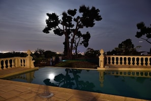 Outdoor pool - Appartement Dans Villa, Calme, vue Panoramique mer (Cagnes-sur-Mer)