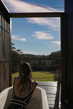 Property grounds - Coastie Valley Tinyhouse. A romantic, coastal, getaway... (Terrigal)