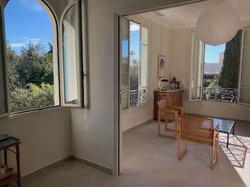 Kitchen and back living area