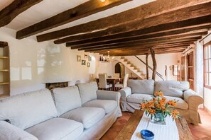 Fernseher, Kamin